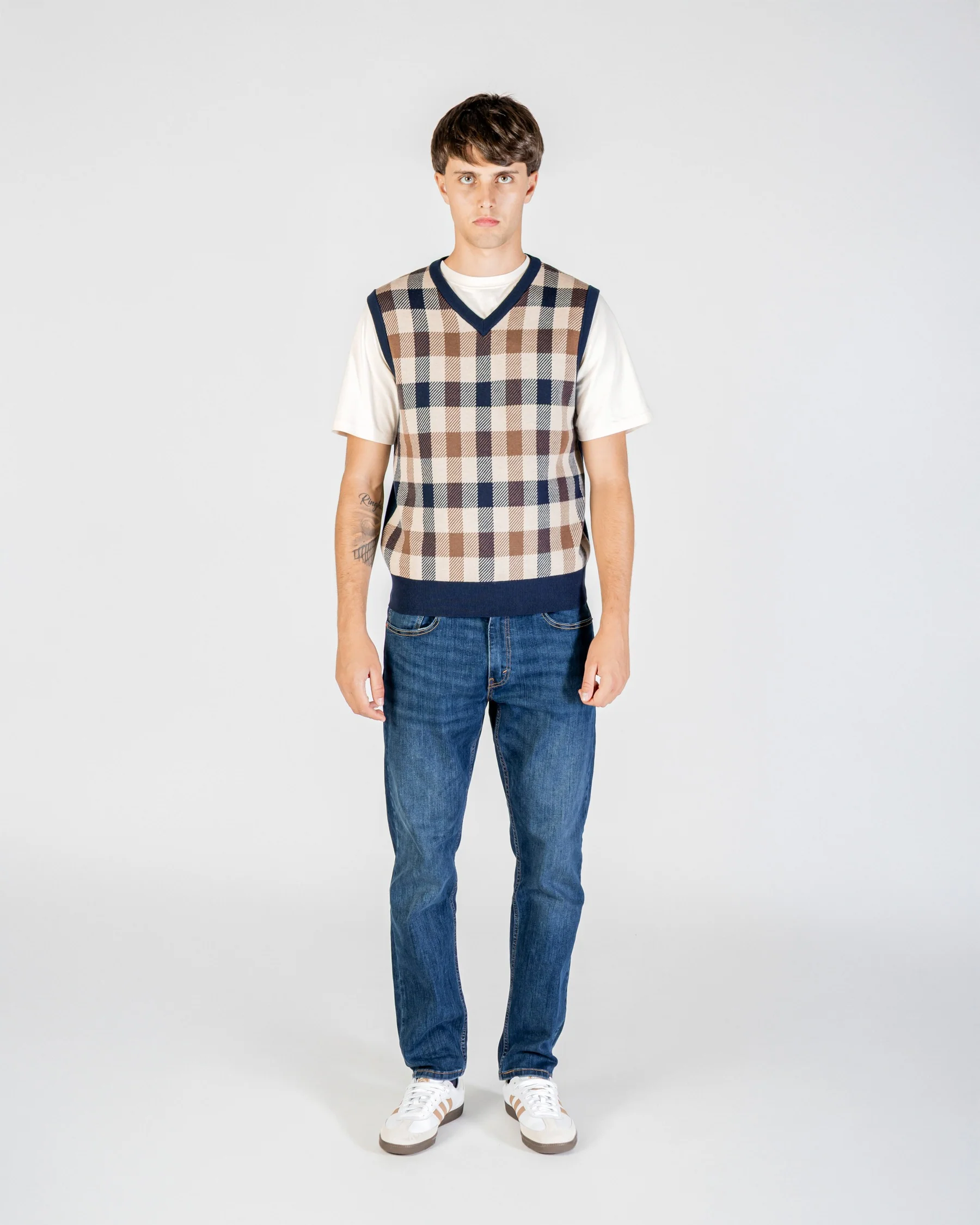 ACTIVE CLUB CHECK VEST - Image 5