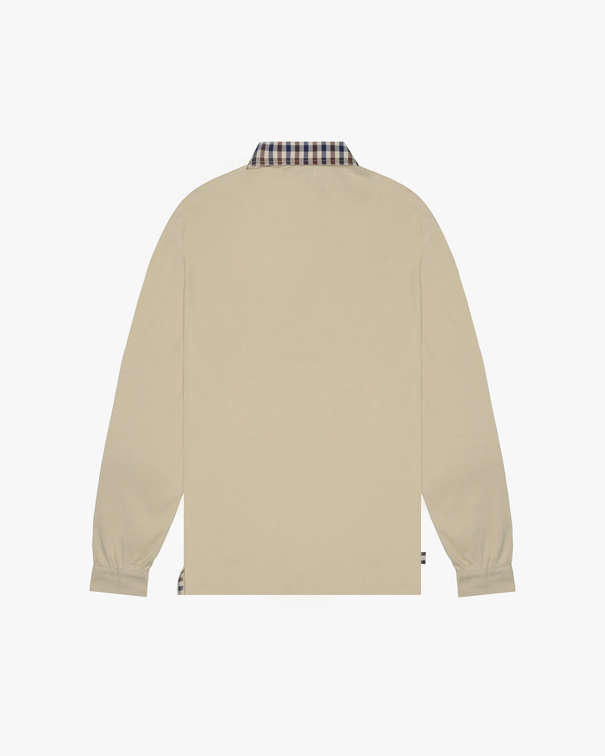 LONGSLEEVE CLUB CHECK COLLAR POLO - Image 2