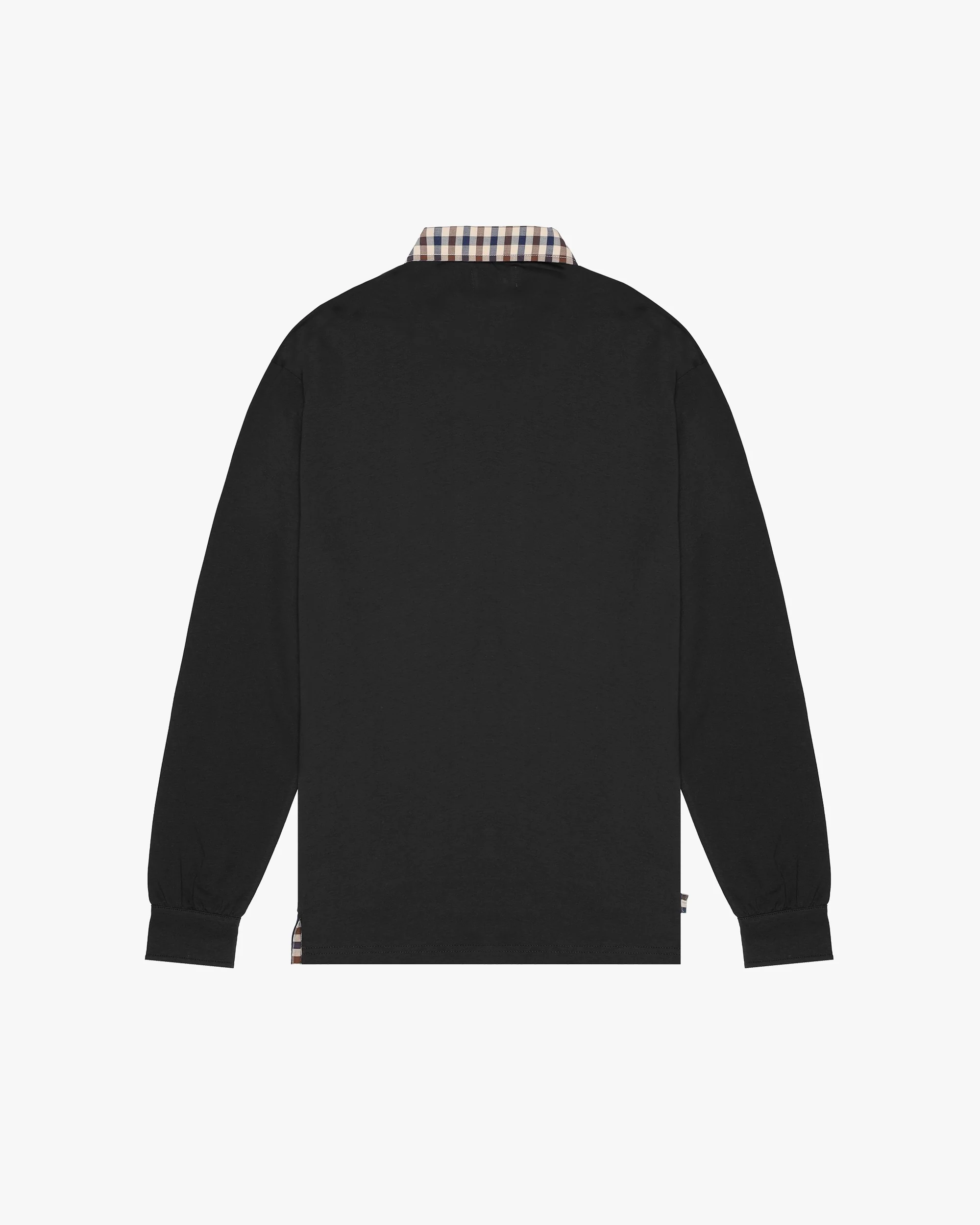 LONGSLEEVE CLUB CHECK COLLAR POLO - Image 2