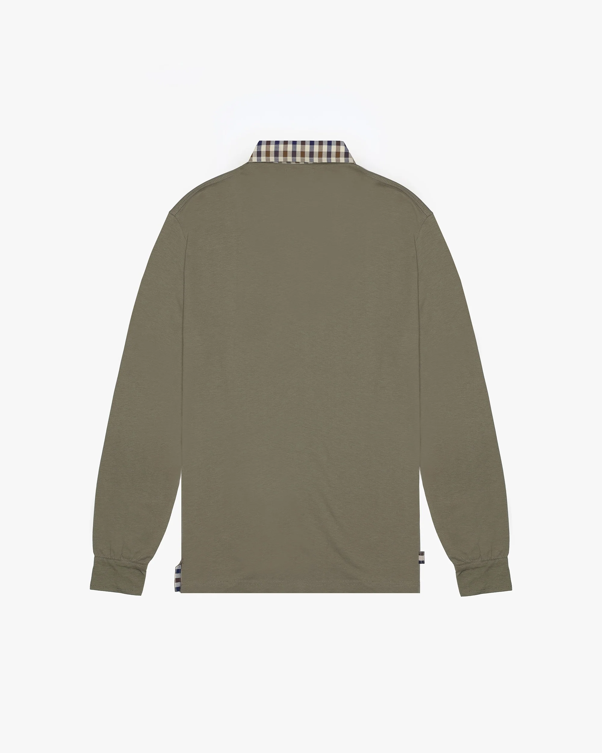 LONGSLEEVE CLUB CHECK COLLAR POLO - Image 2