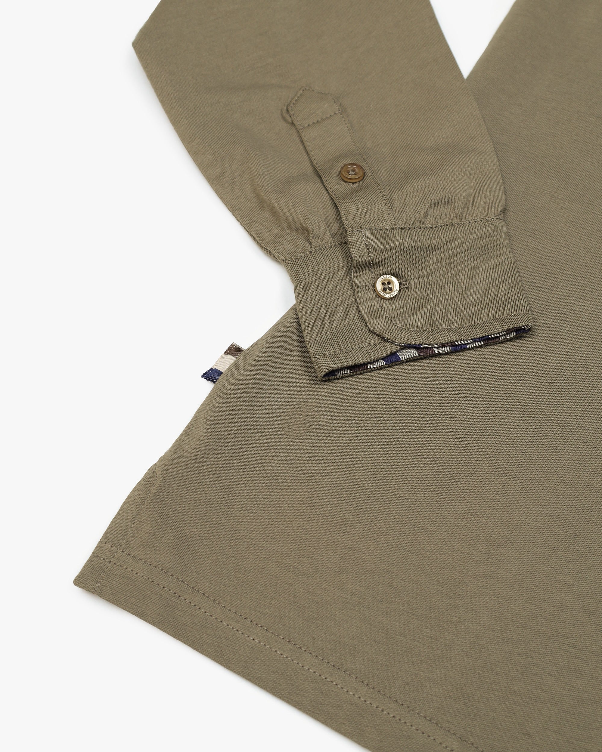 LONGSLEEVE CLUB CHECK COLLAR POLO - Image 4
