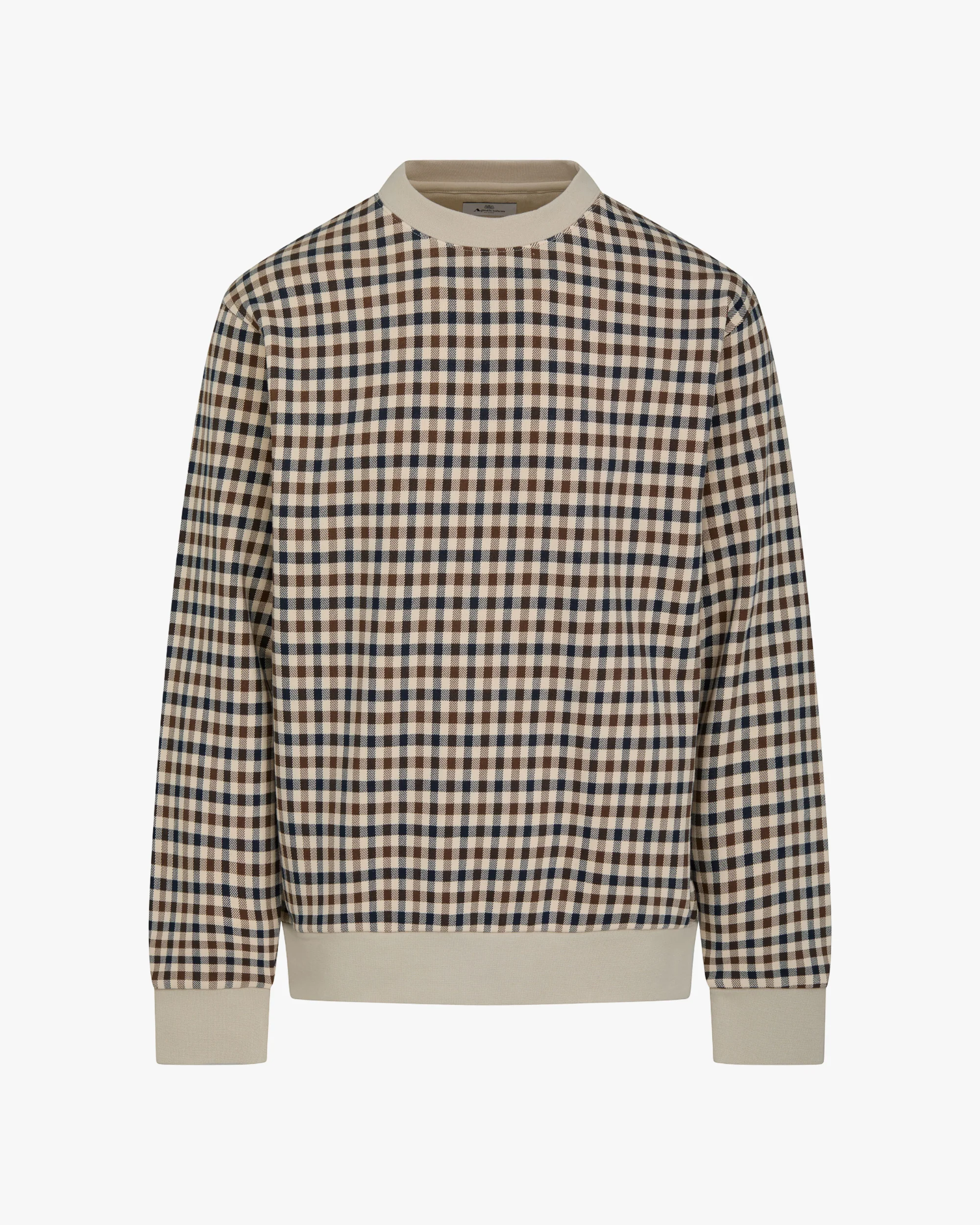 CLUB CHECK CREWNECK