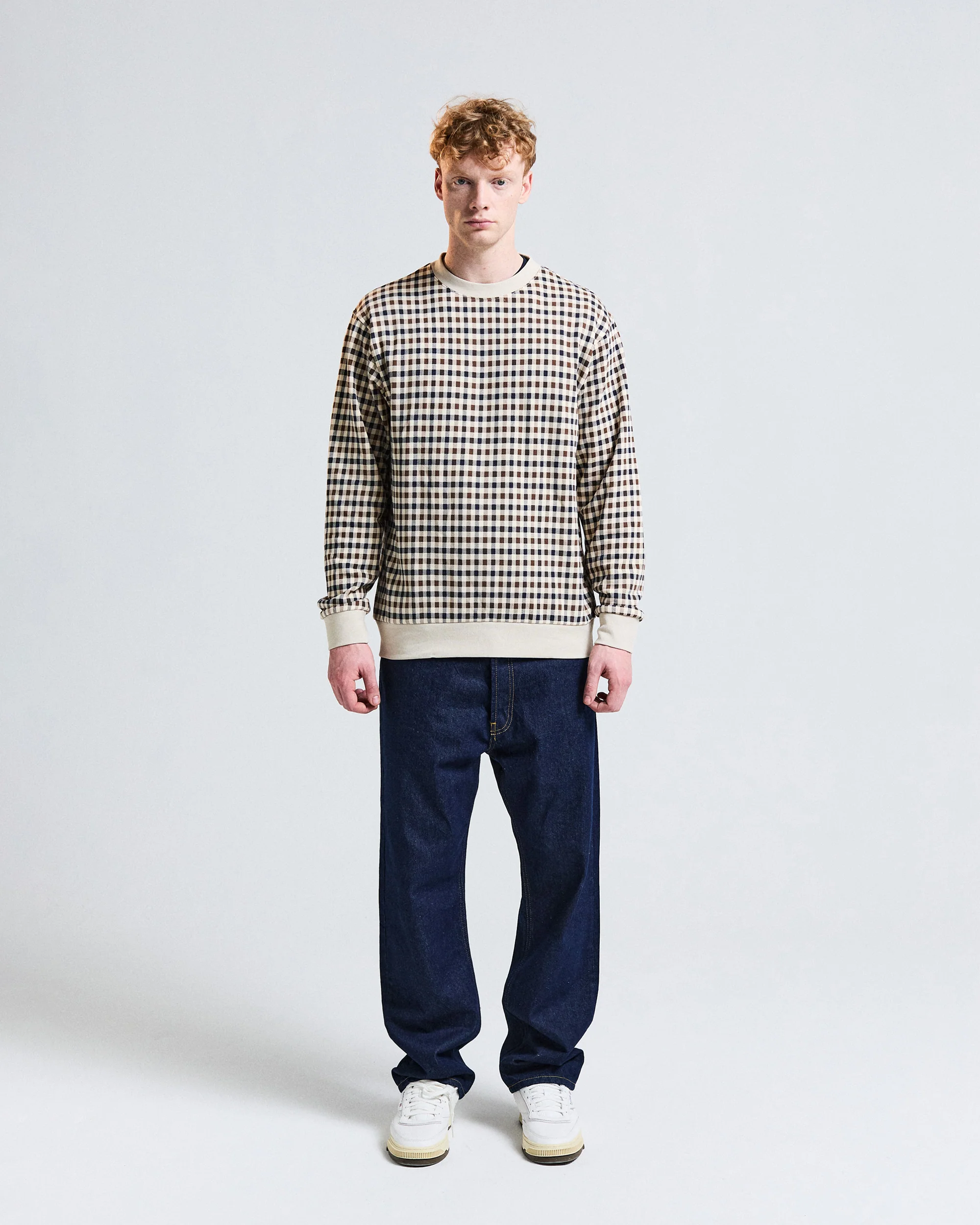 CLUB CHECK CREWNECK - Image 2