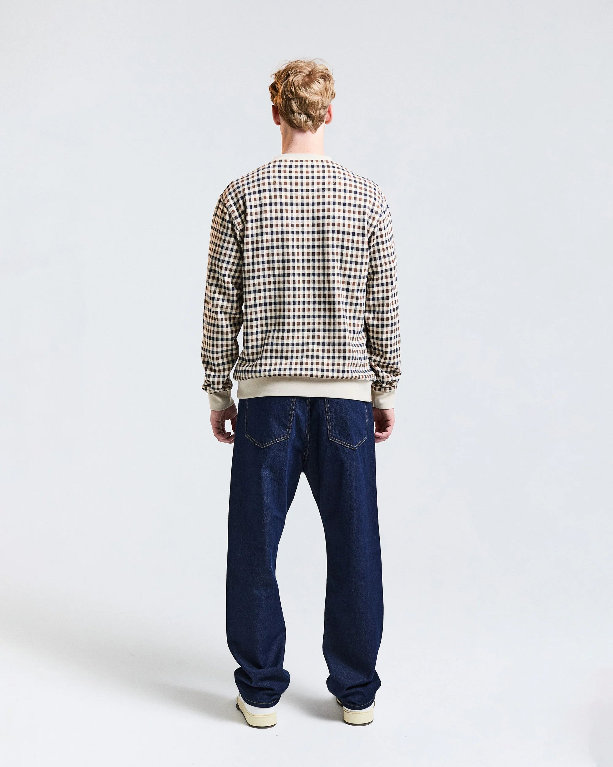 CLUB CHECK CREWNECK - Image 5