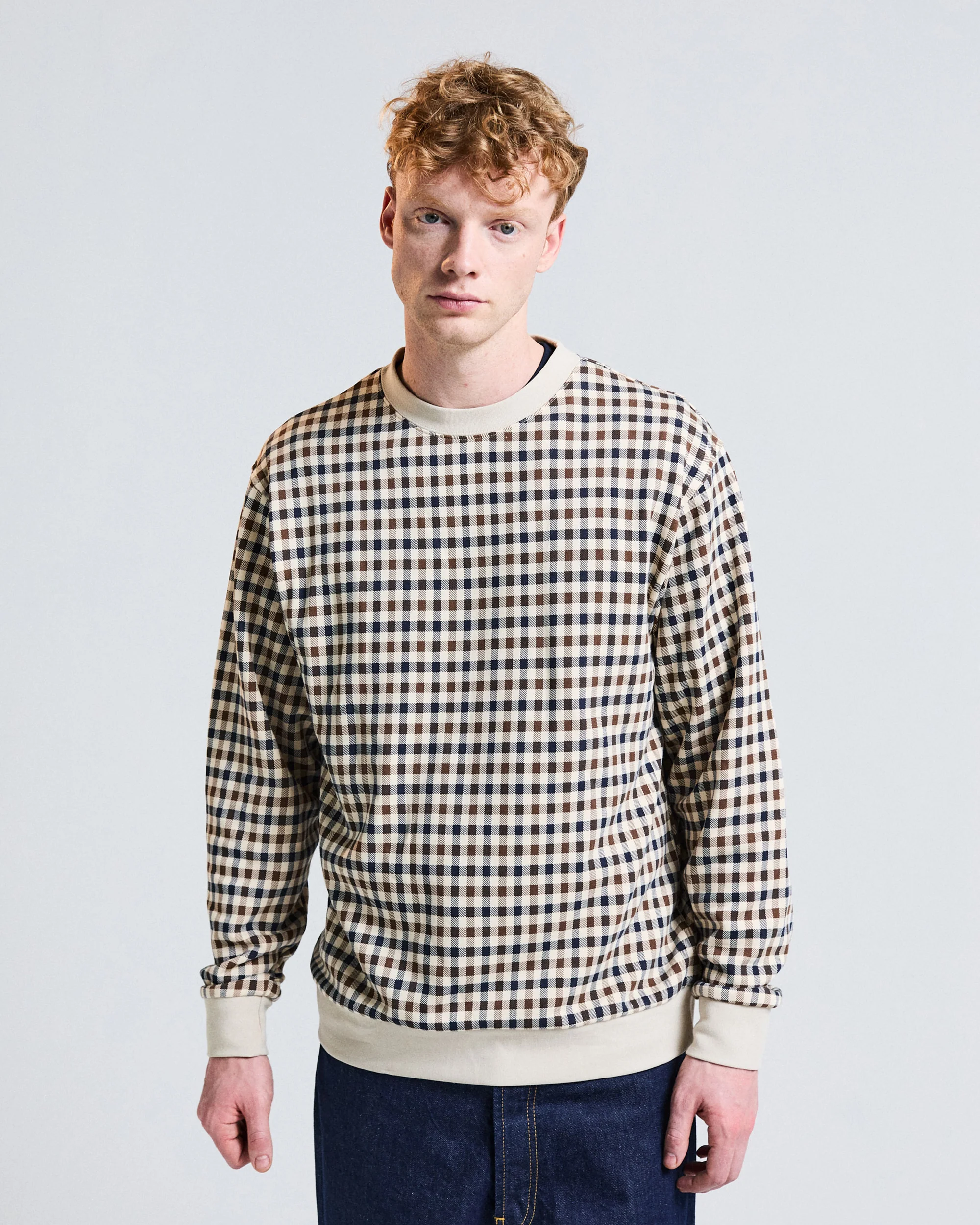 CLUB CHECK CREWNECK - Image 6