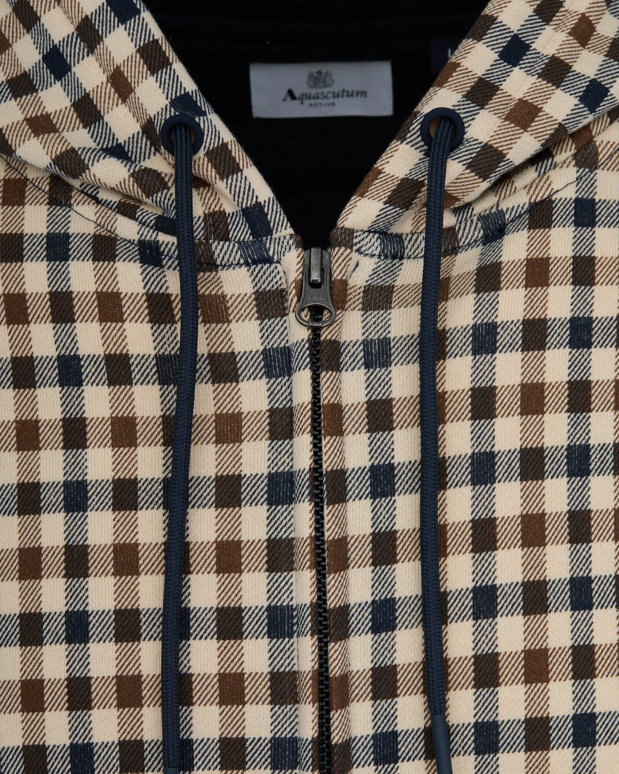 CLUB CHECK FZ HOODIE - Image 5
