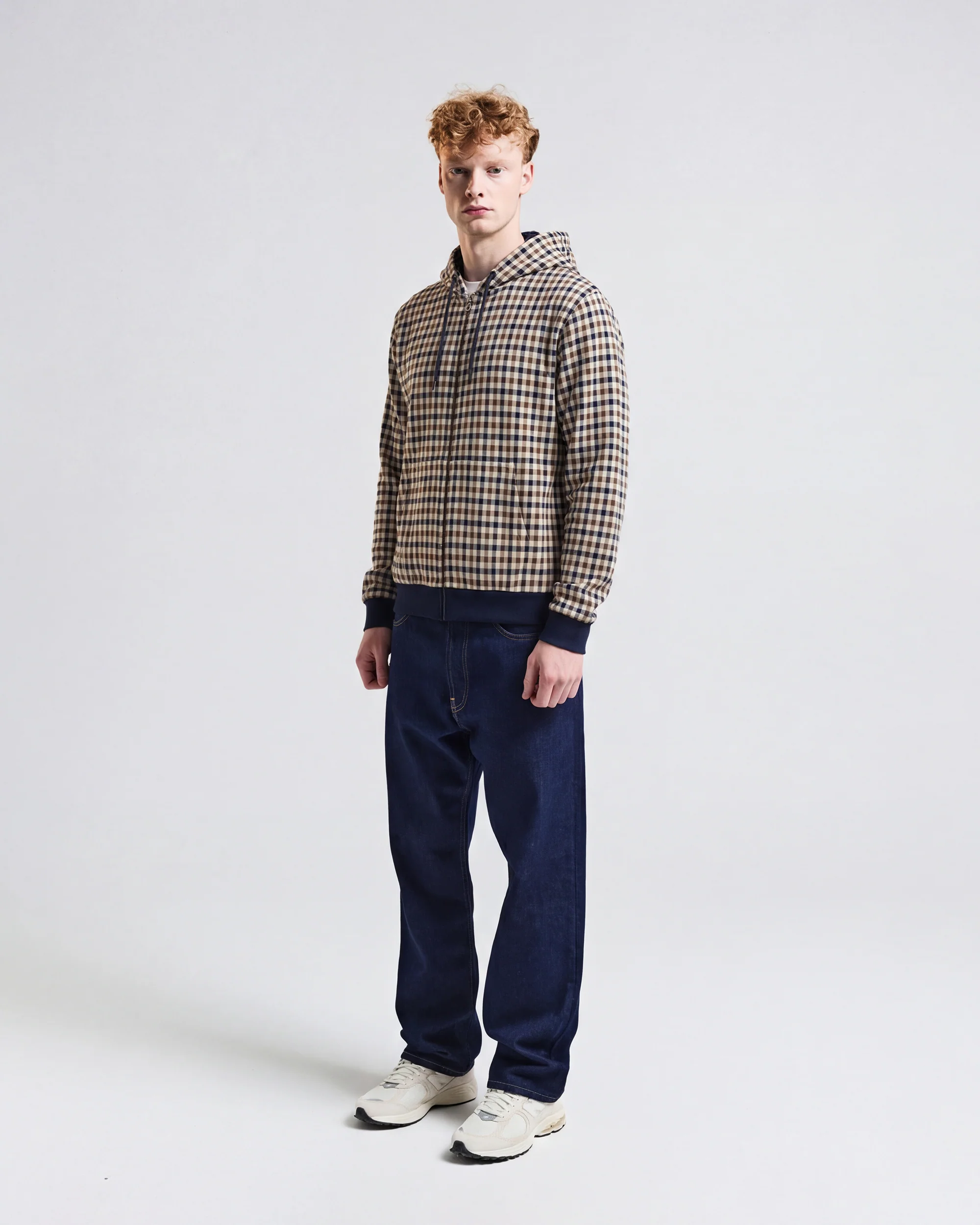 CLUB CHECK FZ HOODIE - Image 6