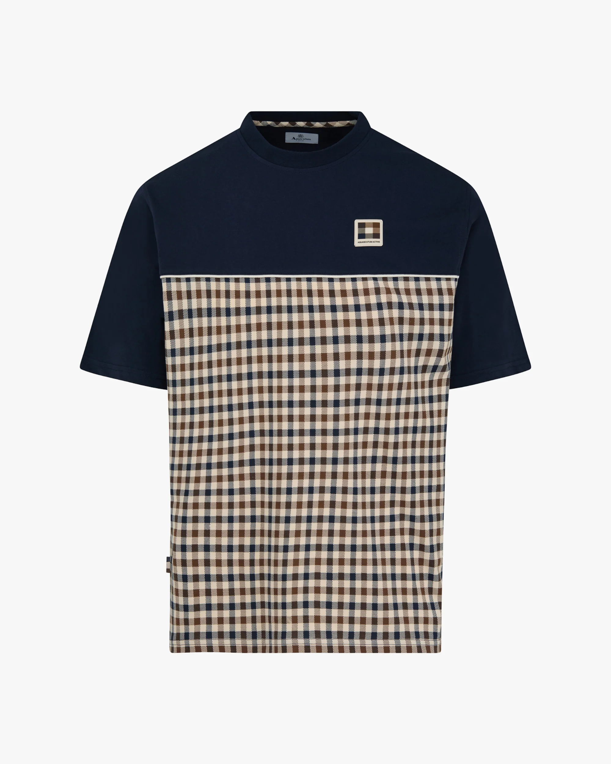 CLUB CHECK PANEL T-SHIRT