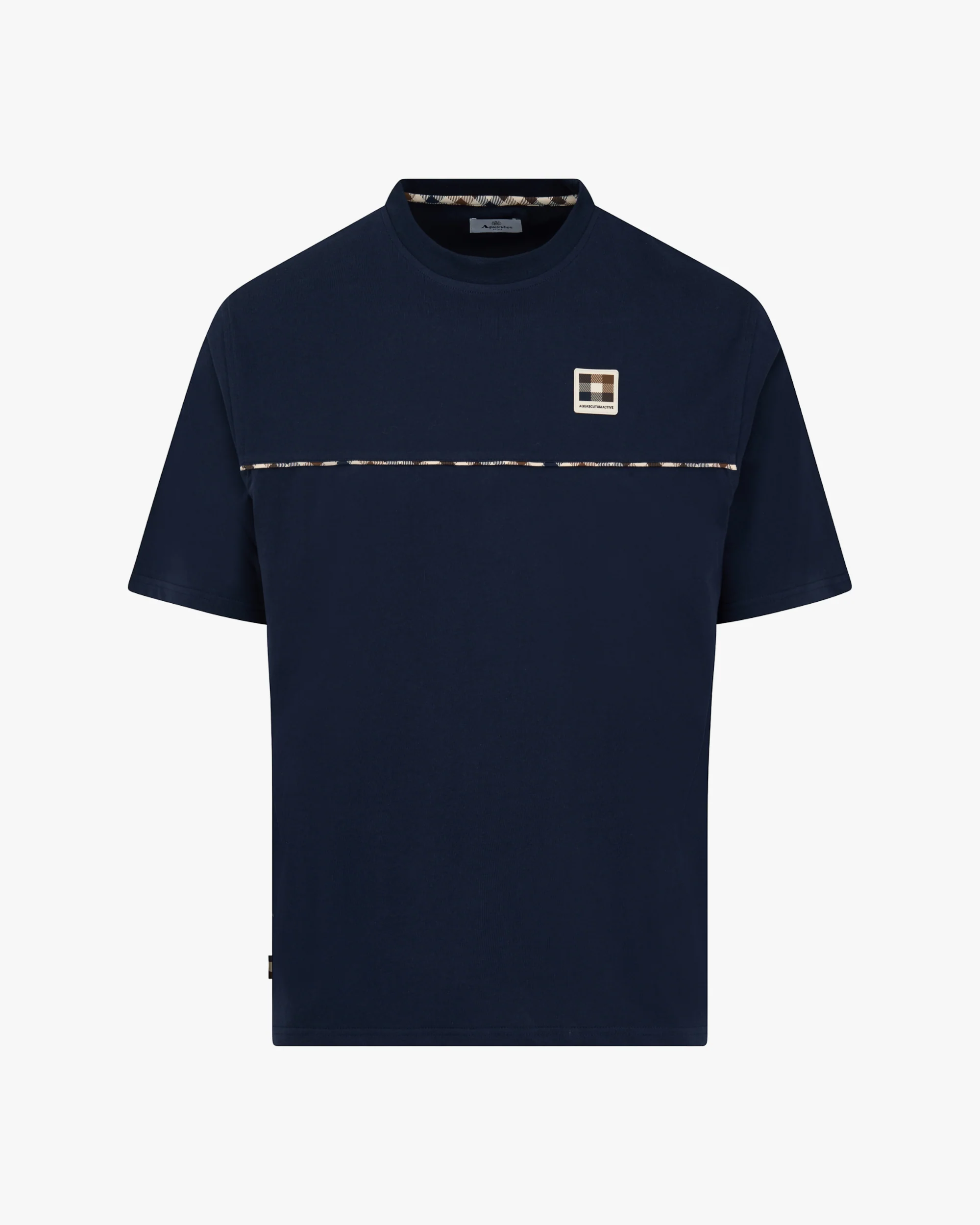 CLUB CHECK PIPING T-SHIRT