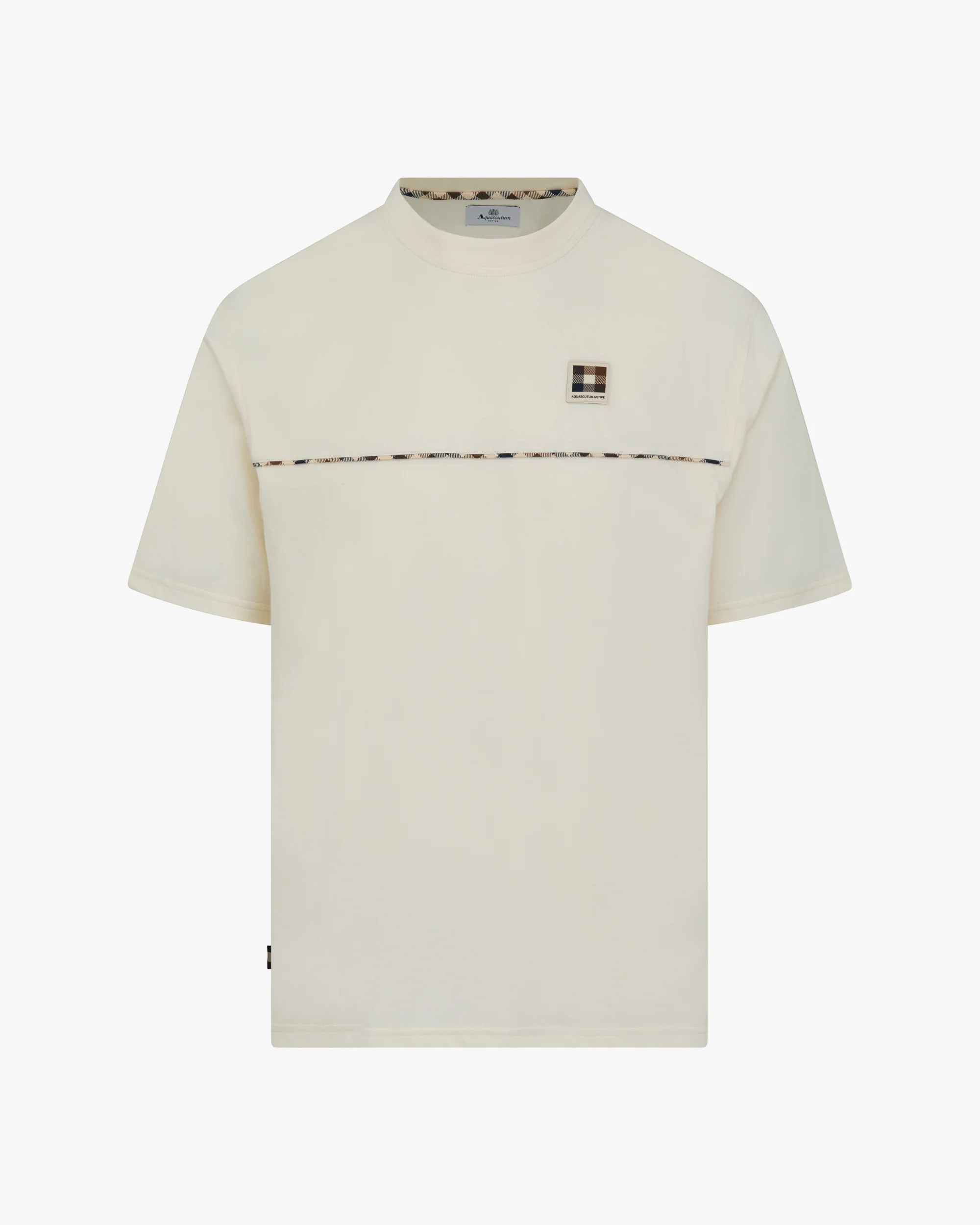 CLUB CHECK PIPING T-SHIRT