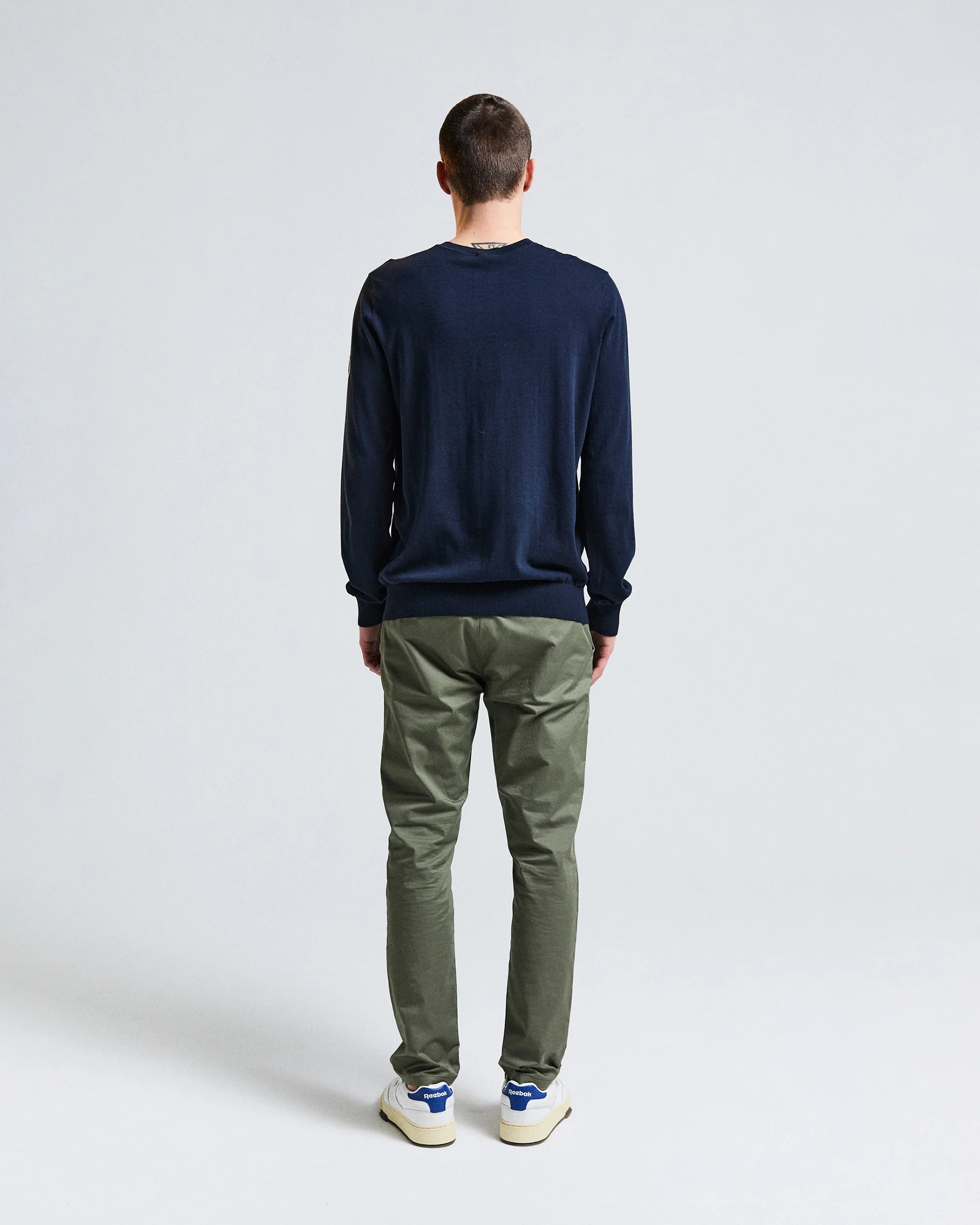 COTTON BADGE CREWNECK - Image 4