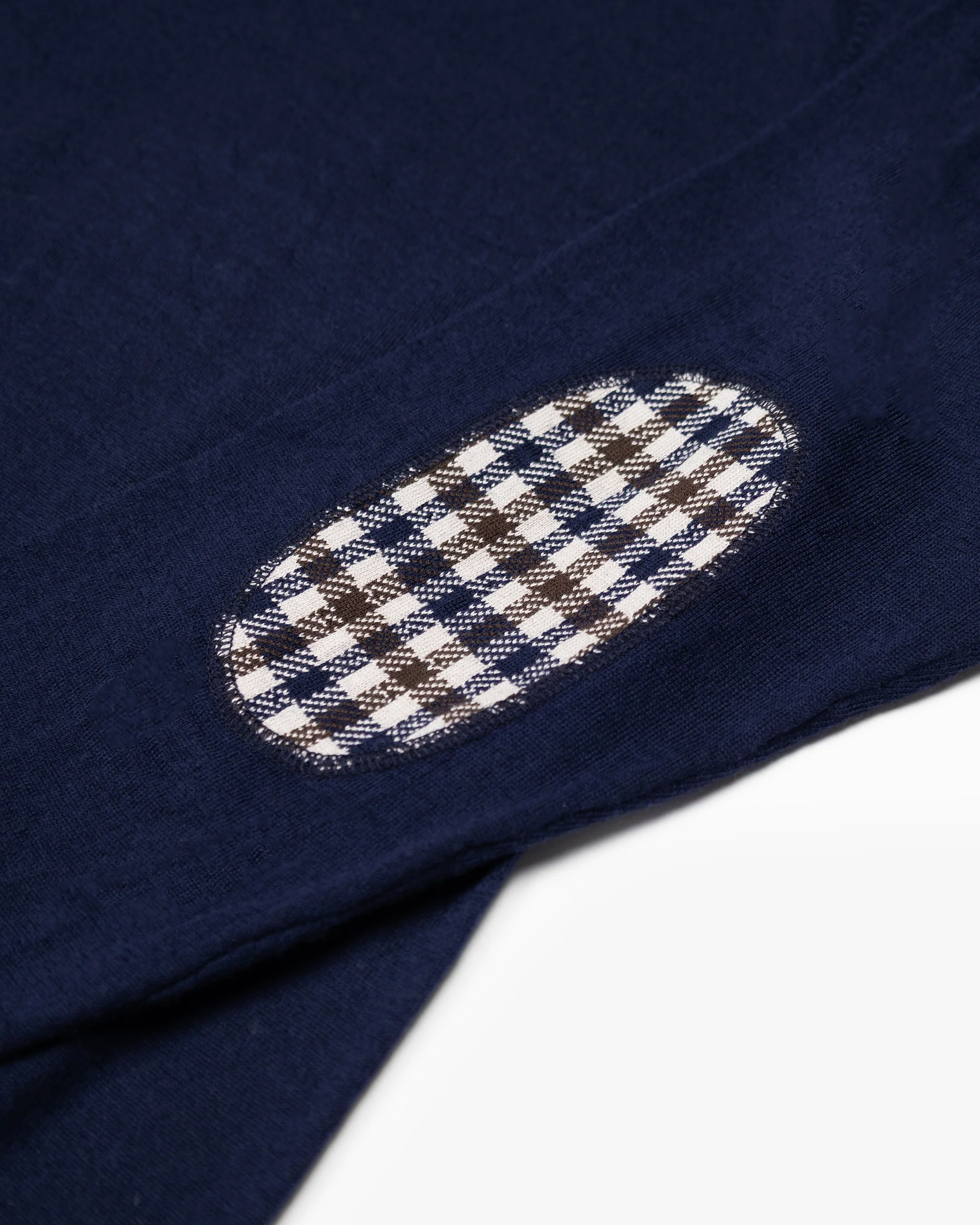 EXTRAFINE MERINO WOOL PATCHES KNIT - Image 4