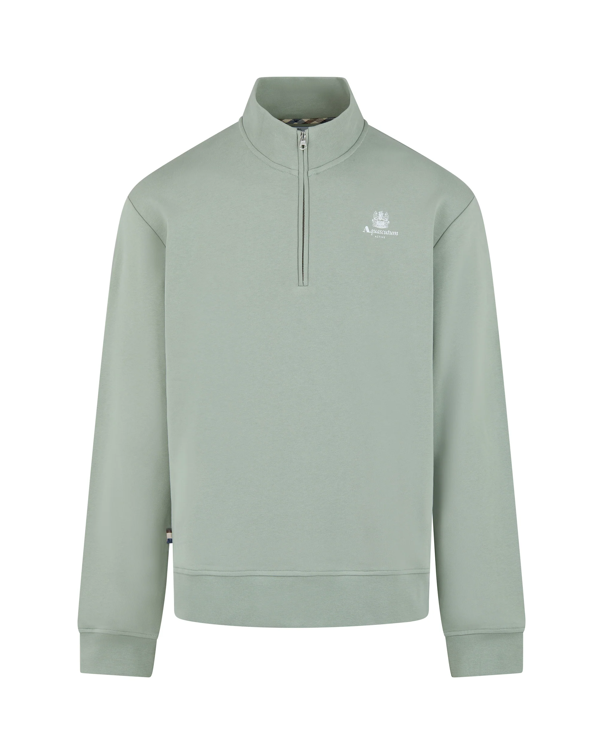 HALF ZIP MOCK NECK