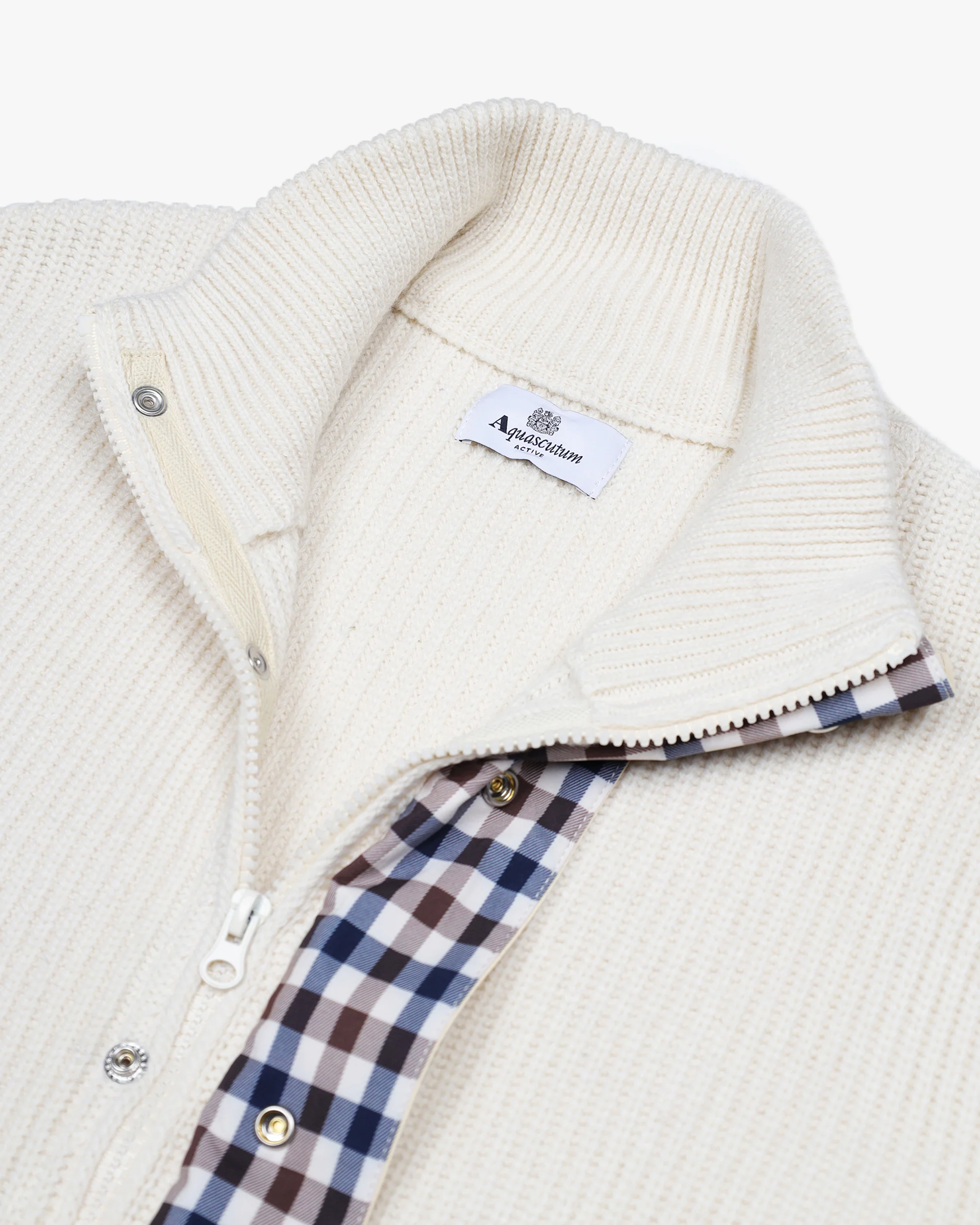 LAMBSWOOL MOCKNECK FZ KNIT - Image 10