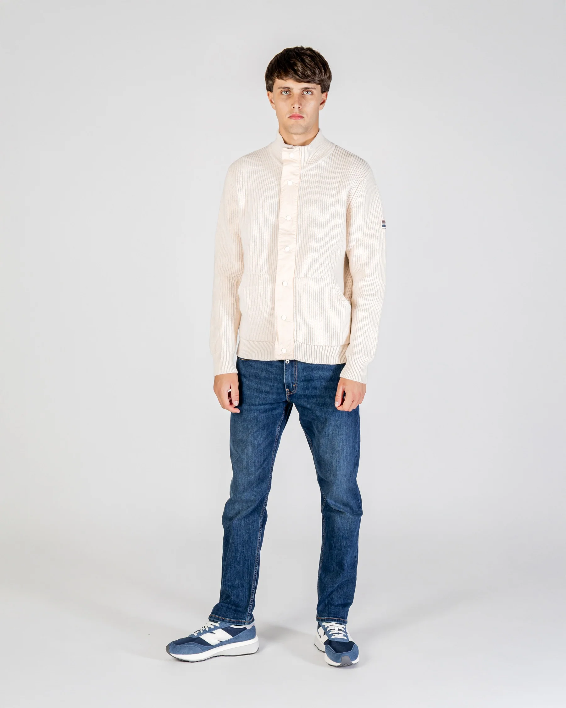 LAMBSWOOL MOCKNECK FZ KNIT - Image 4