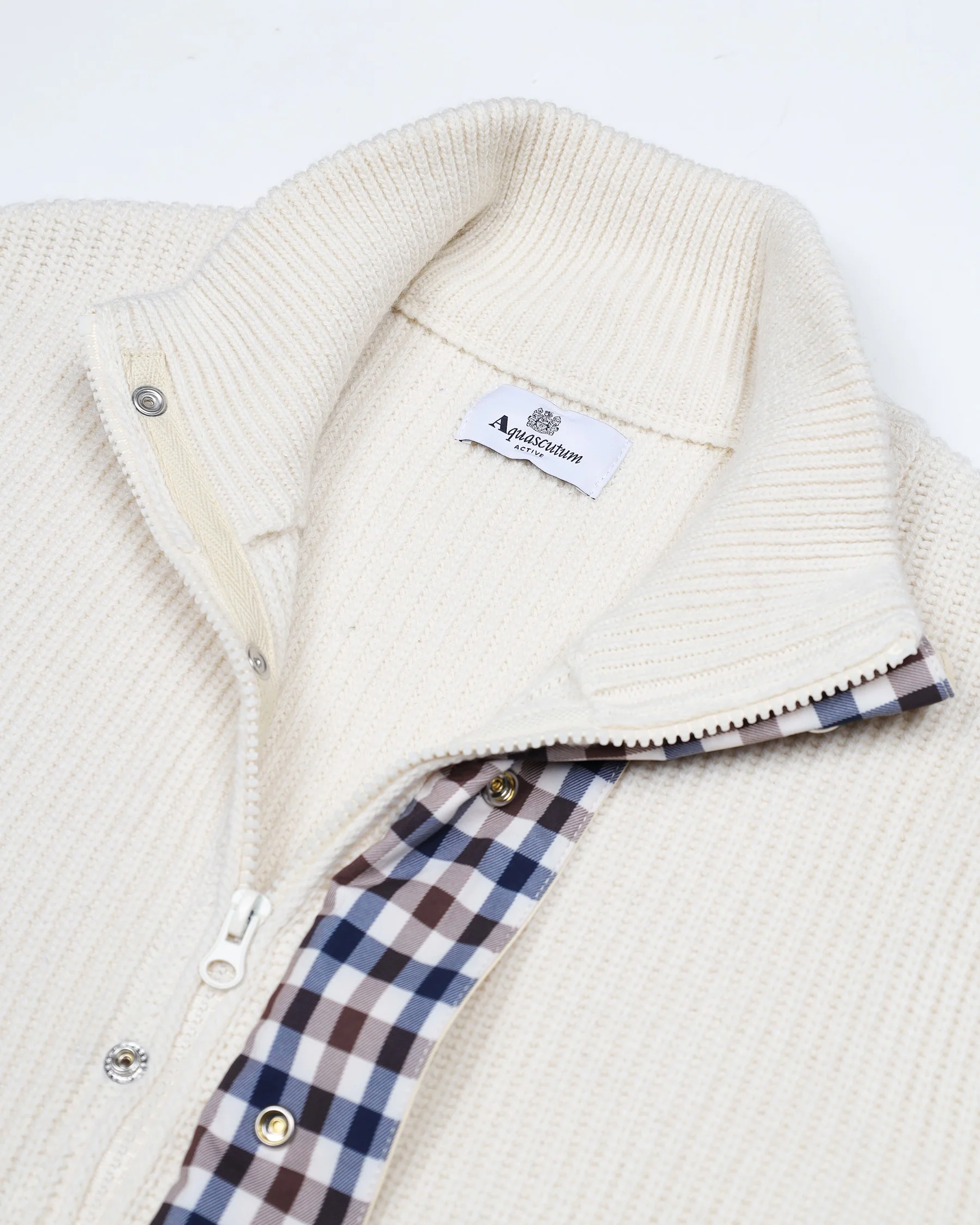 LAMBSWOOL MOCKNECK FZ KNIT - Image 6