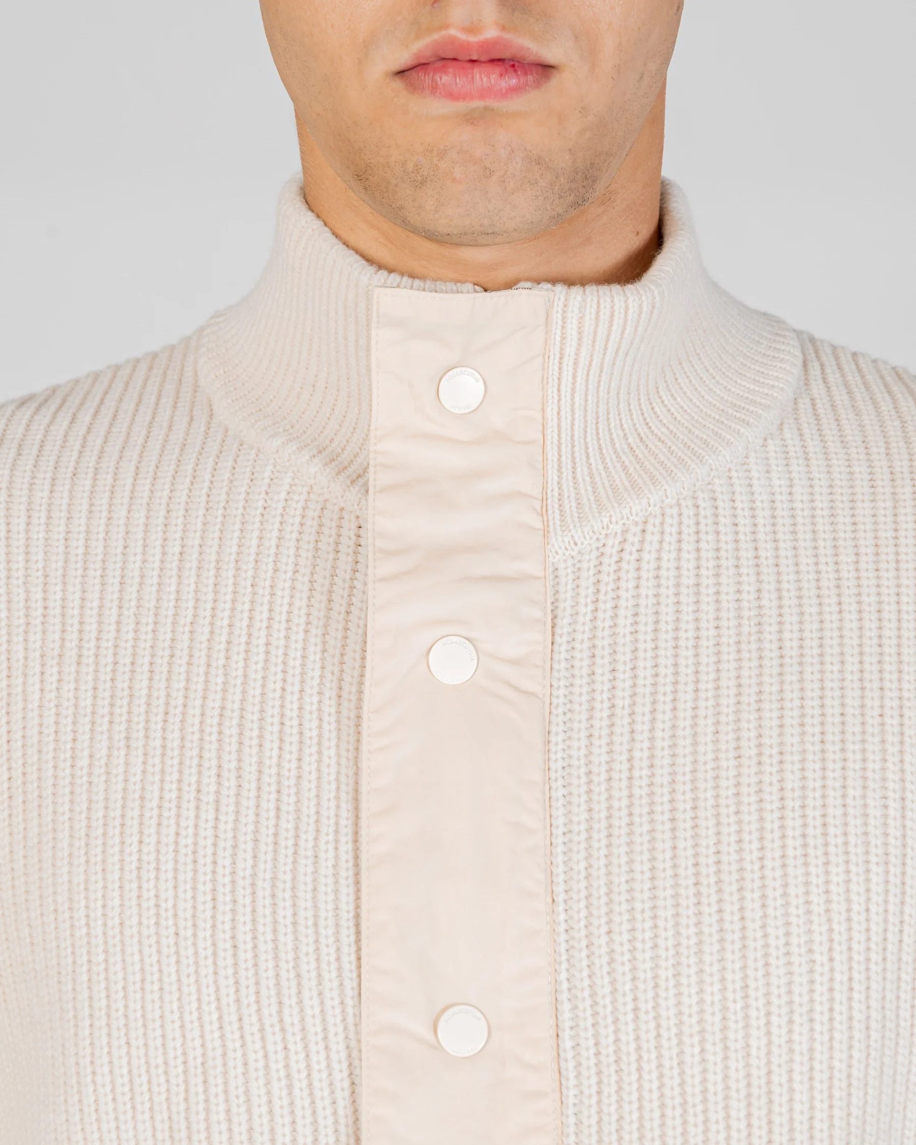 LAMBSWOOL MOCKNECK FZ KNIT - Image 9