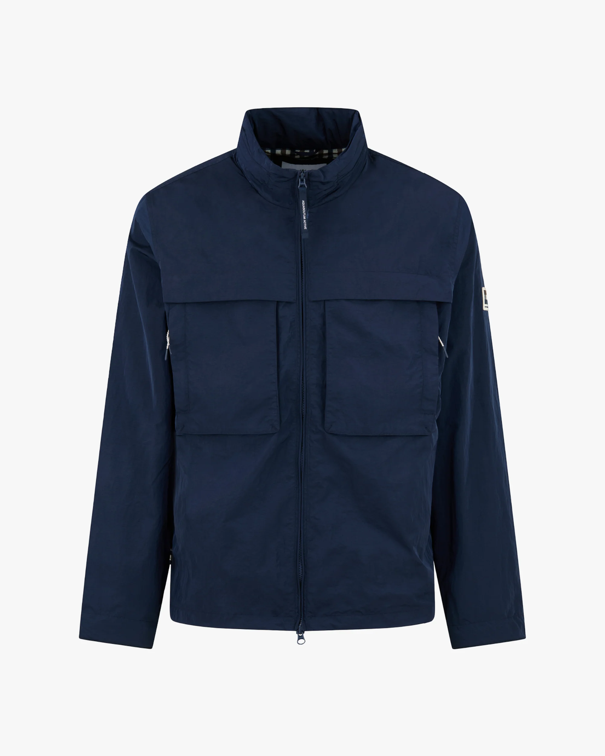 LAMINA MOCK NECK JACKET
