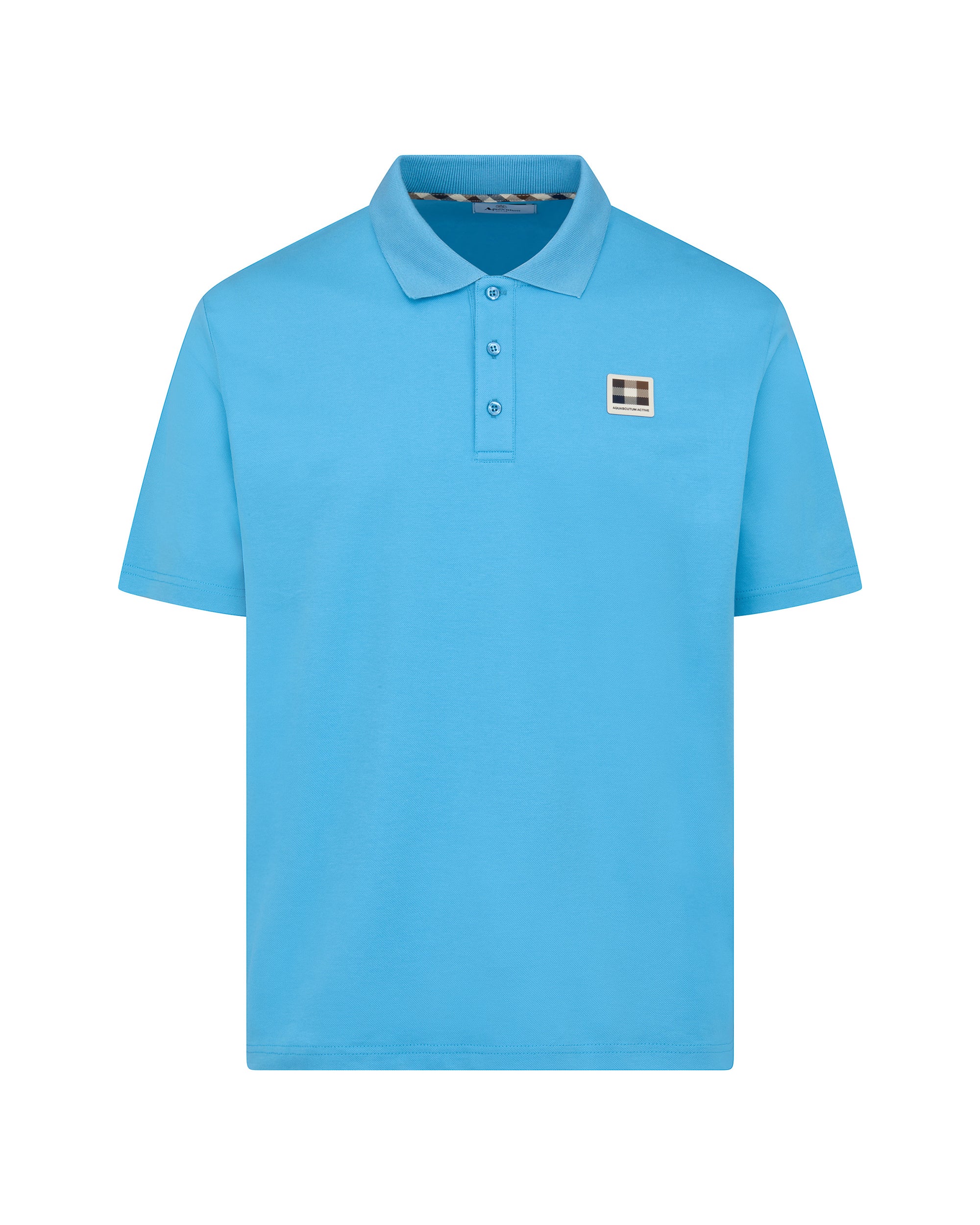 STRETCH PIQUET BADGE POLO