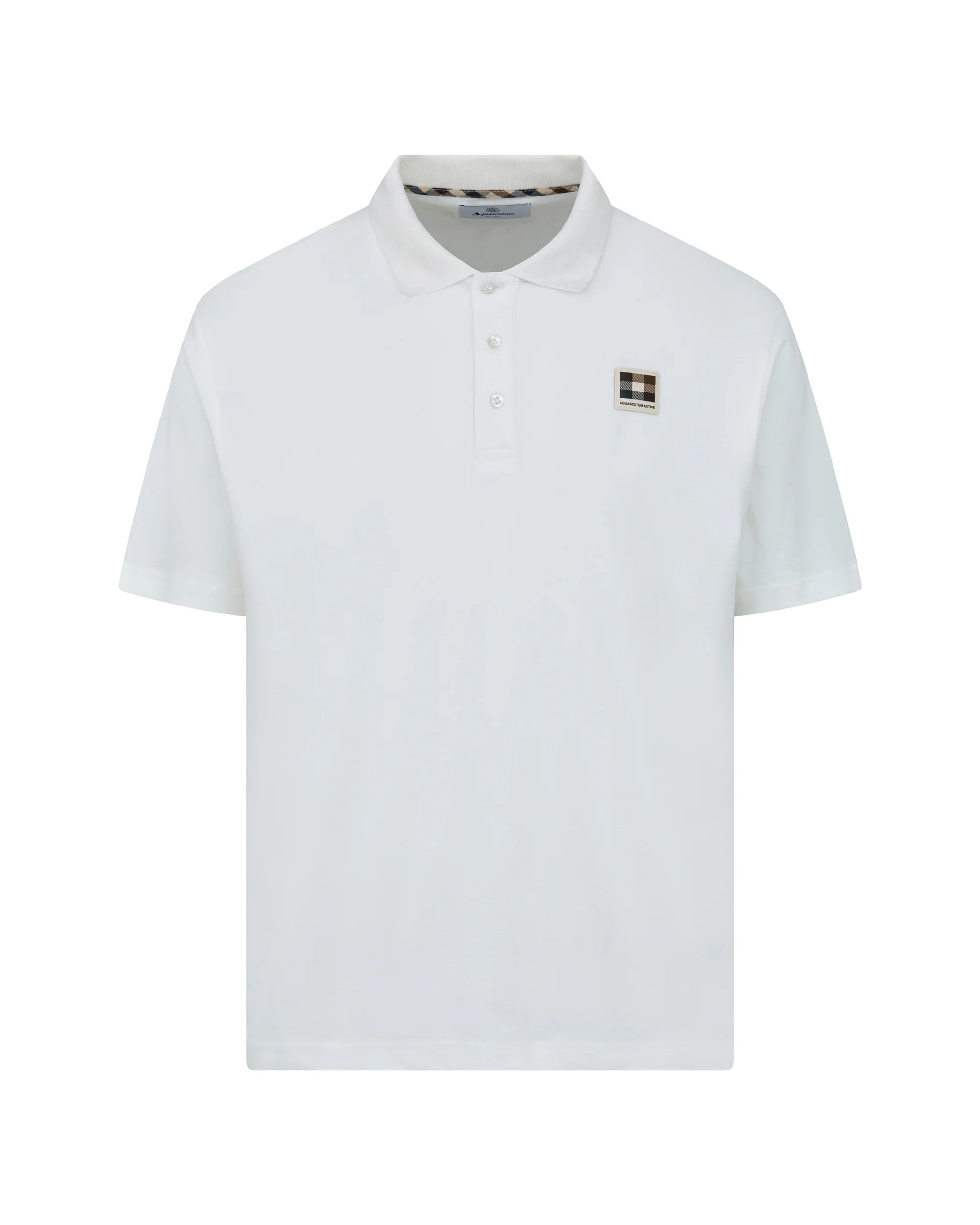 STRETCH PIQUET BADGE POLO