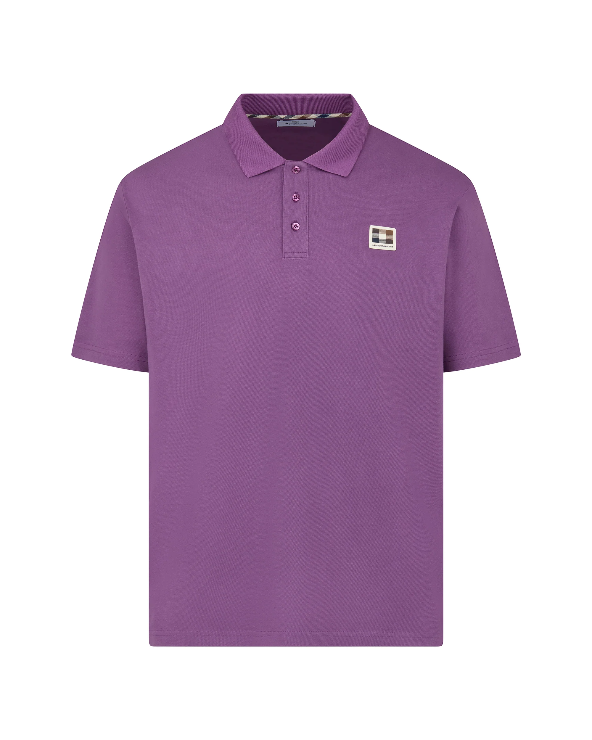 STRETCH PIQUET BADGE POLO