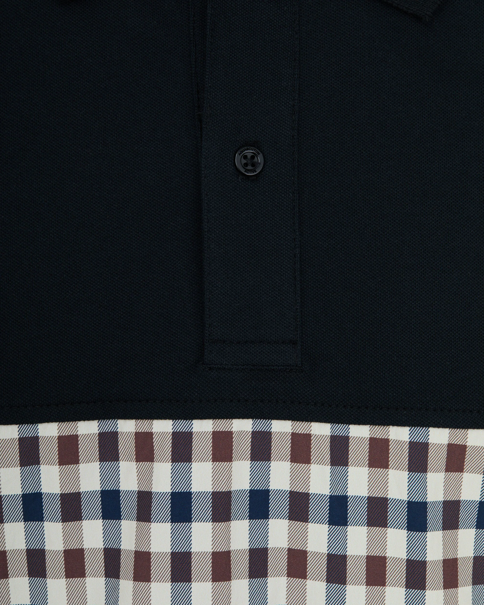 STRETCH PIQUET INSERT POLO - Image 3