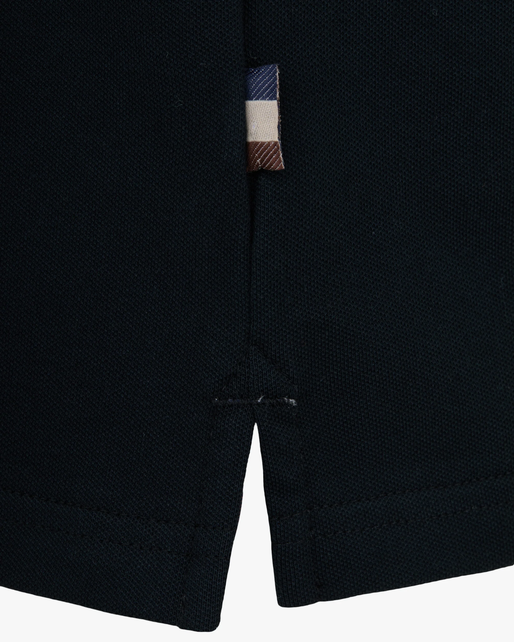 STRETCH PIQUET INSERT POLO - Image 4