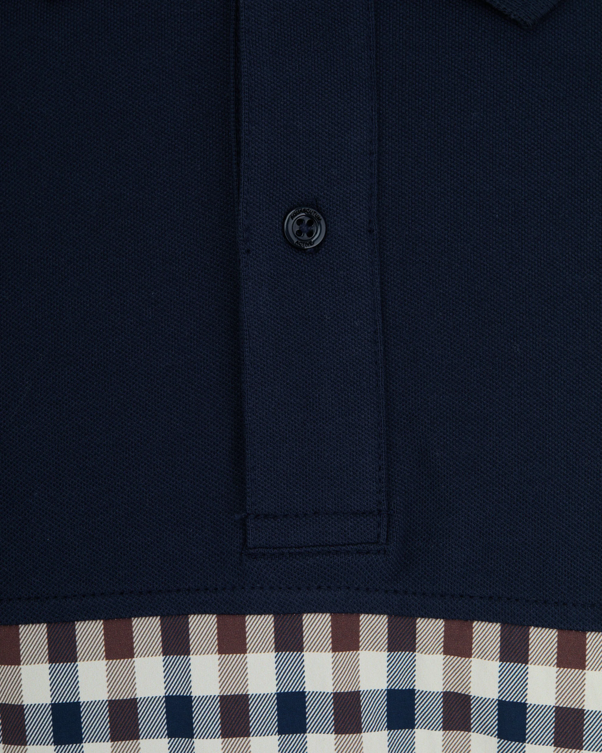 STRETCH PIQUET INSERT POLO - Image 3