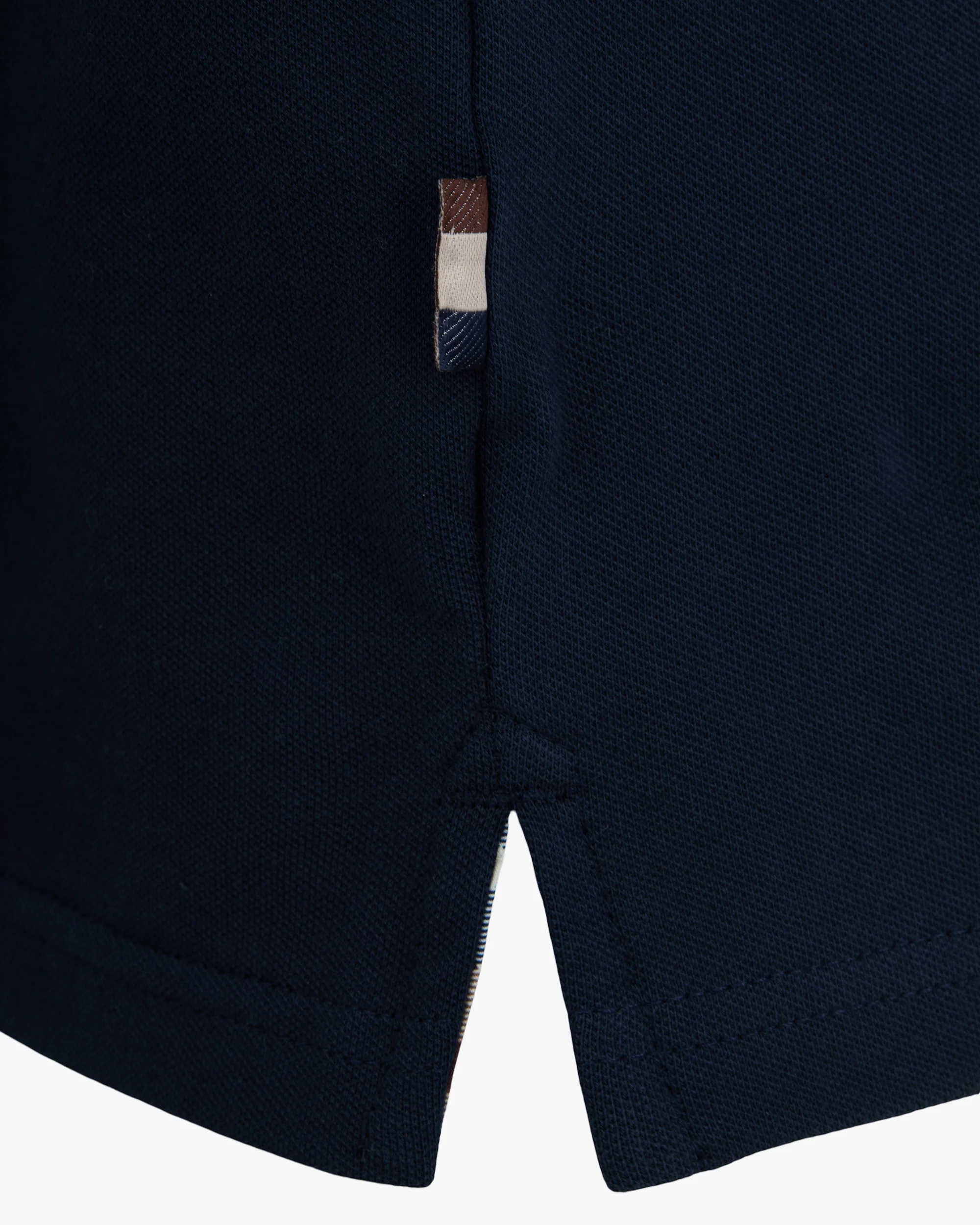 STRETCH PIQUET INSERT POLO - Image 4