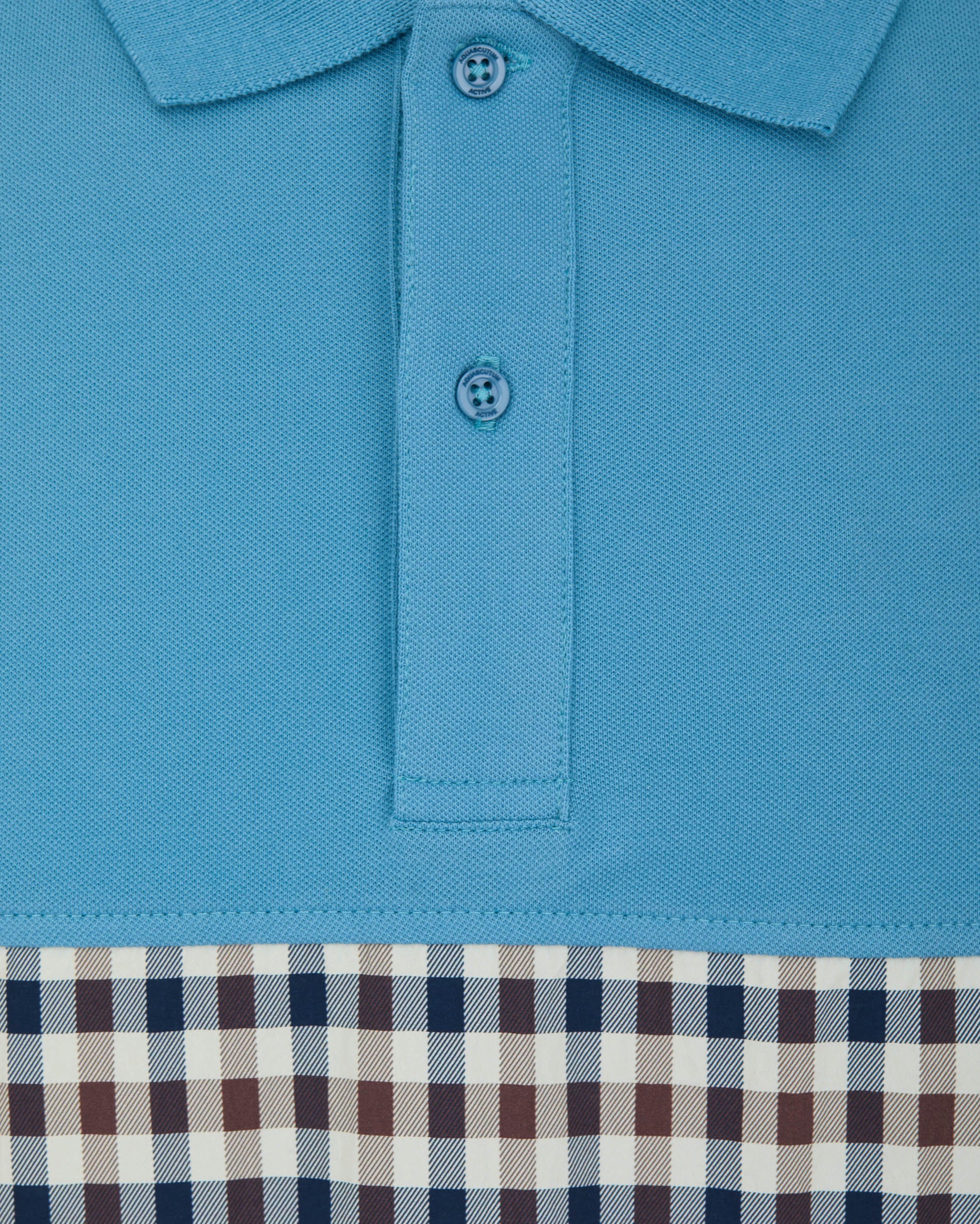 STRETCH PIQUET INSERT POLO - Image 3