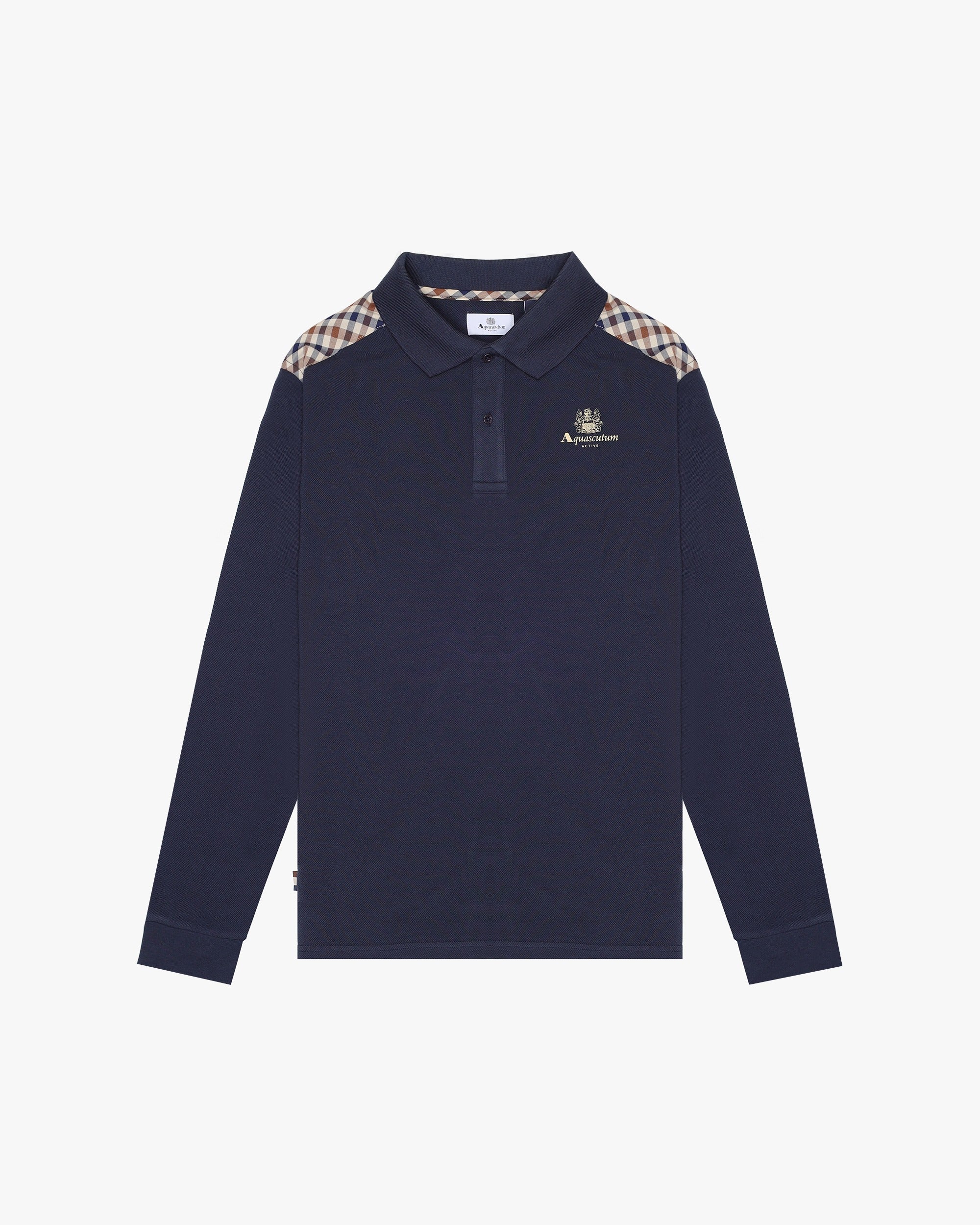 STRIPES PIQUET POLO L/S